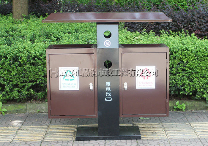 重庆景区古镇果皮箱垃圾桶