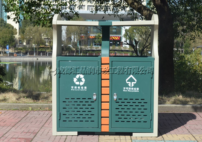 重庆街道环卫分类垃圾桶